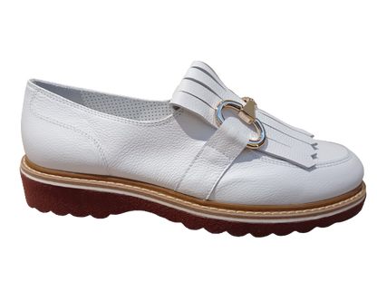 Mocassini pony bianco - A. GIANTIN