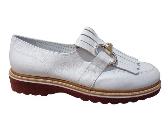 Mocassini pony bianco - A. GIANTIN