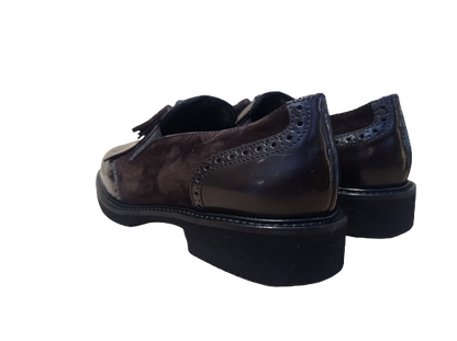 Slip-on francesina marrone - A. GIANTIN