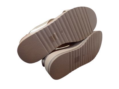 Sandali Scissor gold - INUOVO