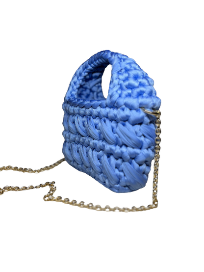 Borsa Teti azzurro - CASTELLETTI BAGS