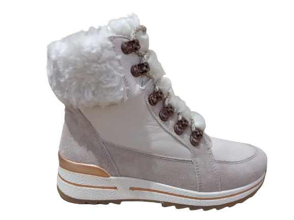 Polacchetti Velour sand - ARA SHOES
