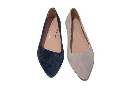 Ballerine in camoscio