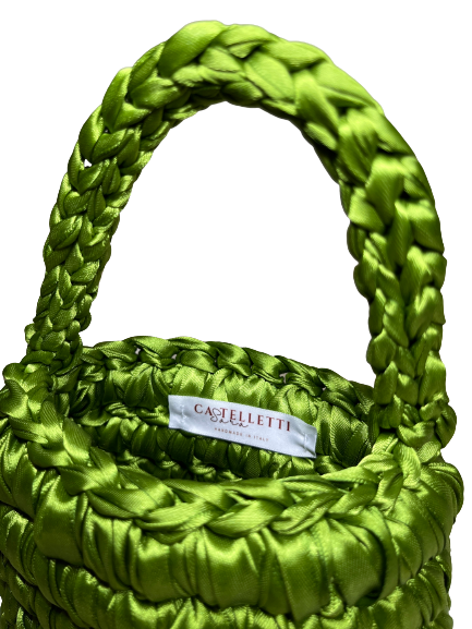 Borsa Athena verde - CASTELLETTI bags