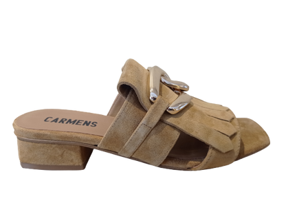 Slippers Sari chain tabacco - CARMENS