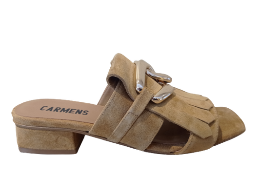 Slippers Sari chain tabacco - CARMENS