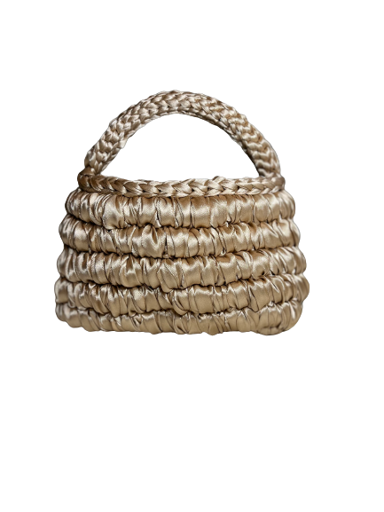 Borsa Dafne nocciola- CASTELLETTI BAGS