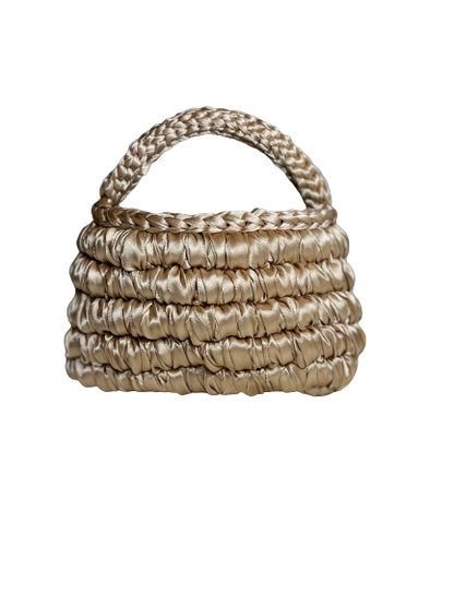 Borsa Dafne nocciola- CASTELLETTI BAGS