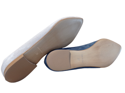 Ballerine in camoscio