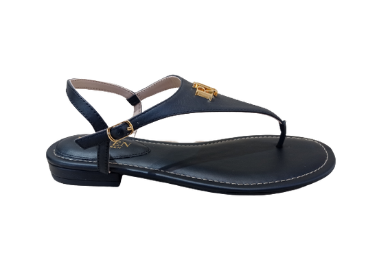 Sandali Ellington nero - LAUREN RALPH LAUREN