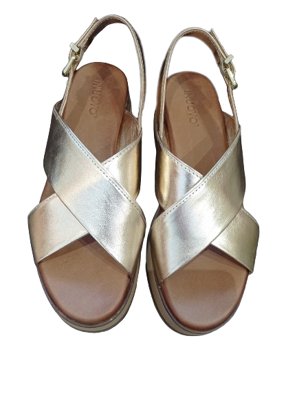 Sandali Scissor gold - INUOVO