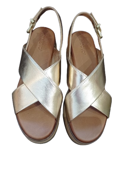Sandali Scissor gold - INUOVO
