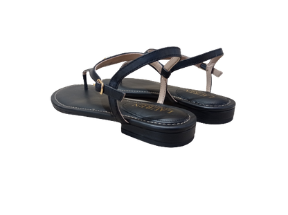 Sandali Ellington nero - LAUREN RALPH LAUREN