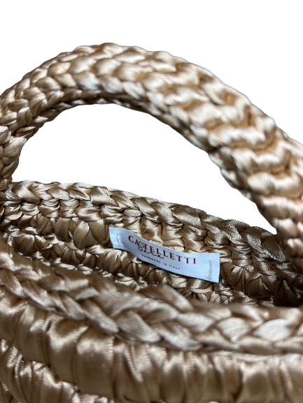 Borsa Dafne nocciola- CASTELLETTI BAGS