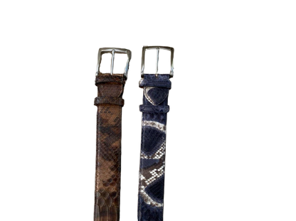 Cintura in pitone intero - Castelletti Calzature
