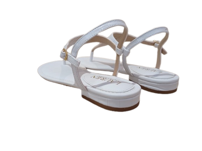 Sandali Ellington bianco - LAUREN RALPH LAUREN