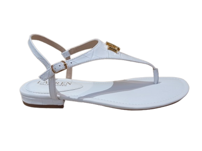 Sandali Ellington bianco - LAUREN RALPH LAUREN