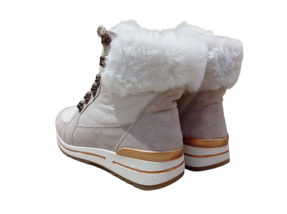 Polacchetti Velour sand - ARA SHOES